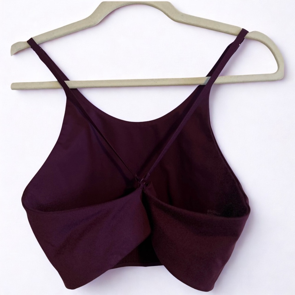 Girlfriend Collective Purple Sports Bra LIKE NEW - Picture 2 of 5